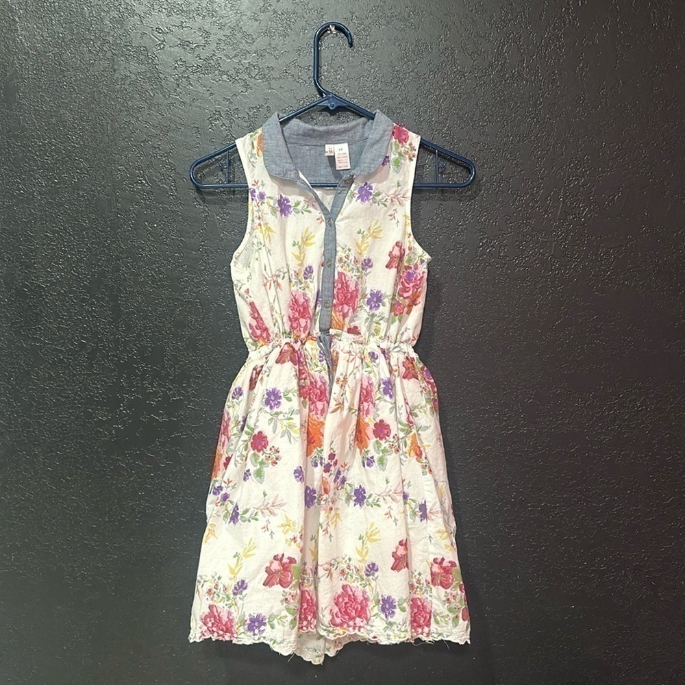 JAPNA KIDS Little Girls sleeveless floral dress size 14